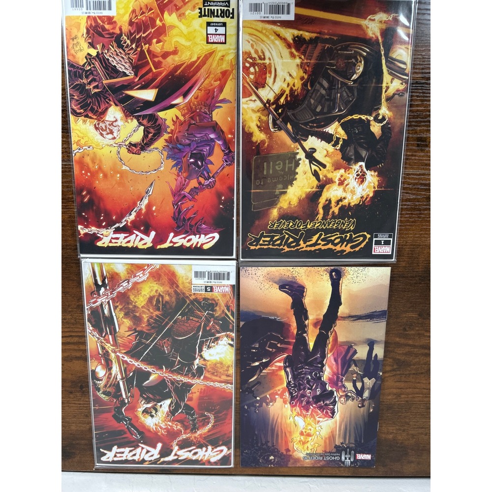 Ghost Rider Marvel Comic Lot Fortnite Hellfire Gala Vengeance Forever Variants 4